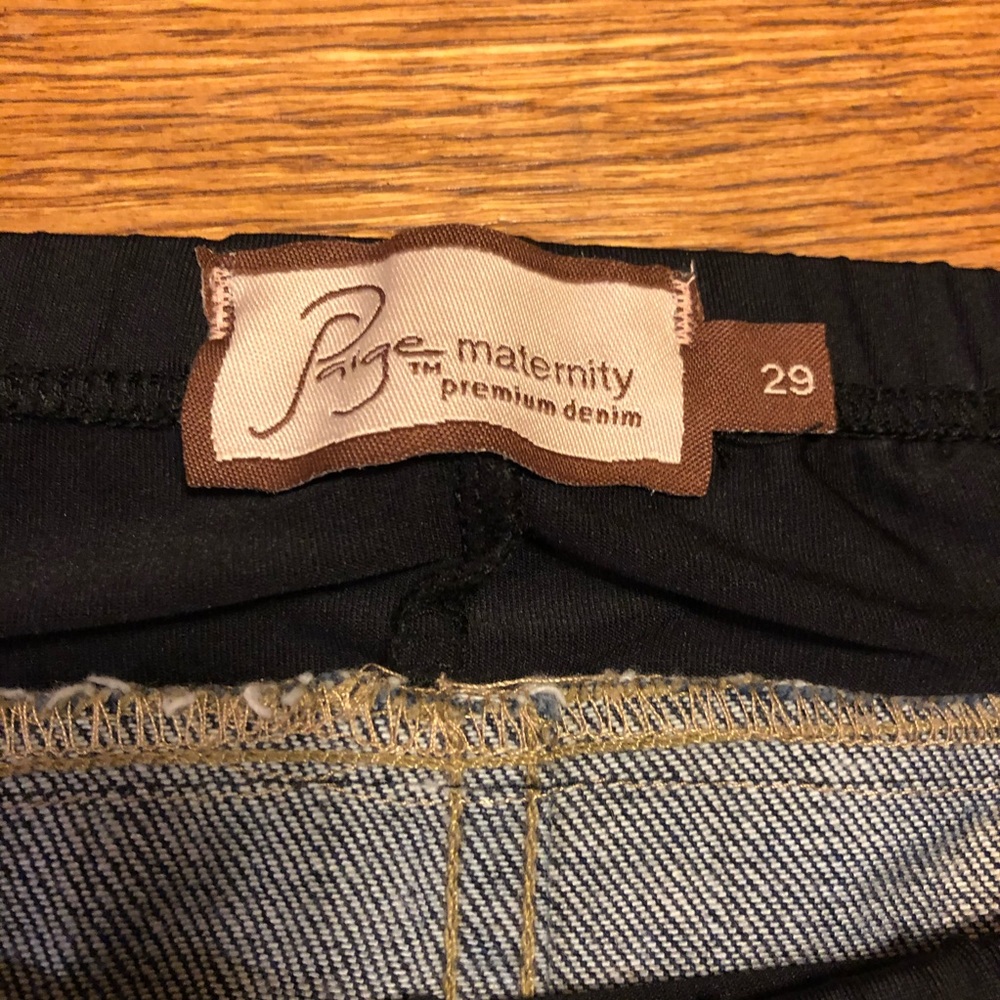 PAIGE maternity 29 Larchmont Jean denim skirt - Picture 5 of 9